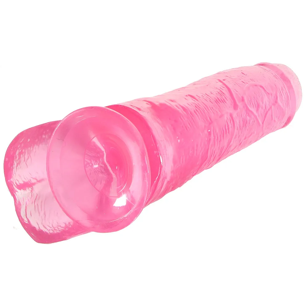 B Yours Plus Big n’ Bulky 10.5 Inch Ballsy Dildo in Pink