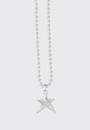 Bad Star Necklace - Silver