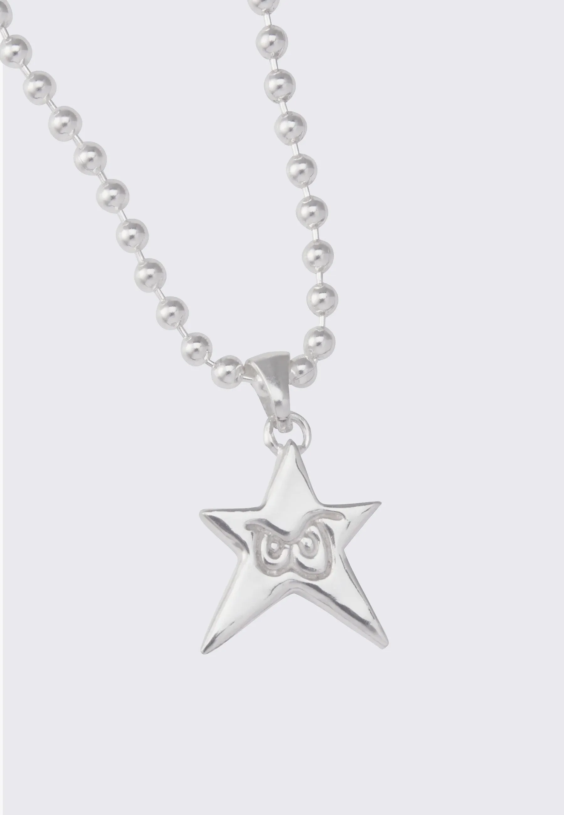 Bad Star Necklace - Silver