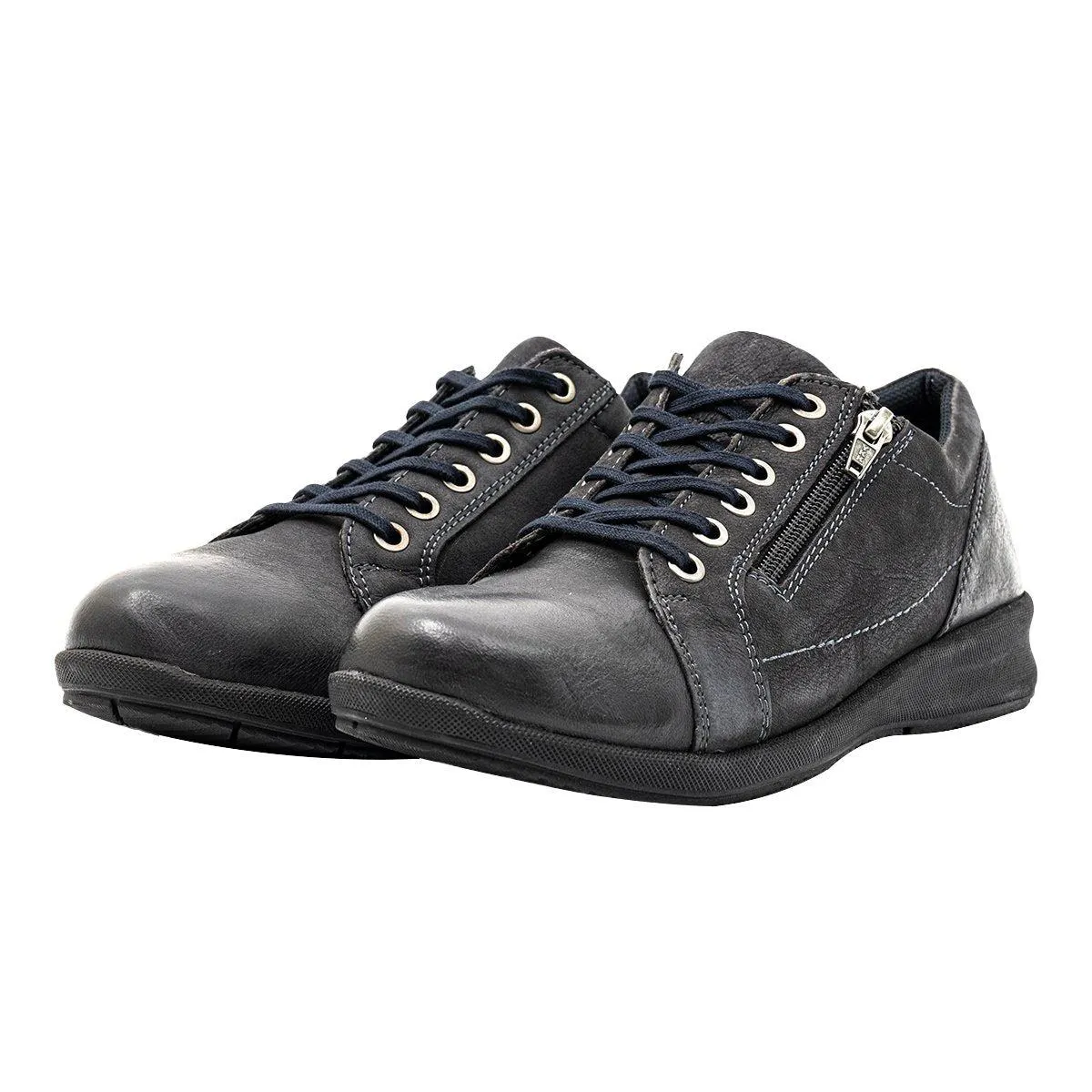 Bama Low-Top Sneakers Leather Blue Colour For Men