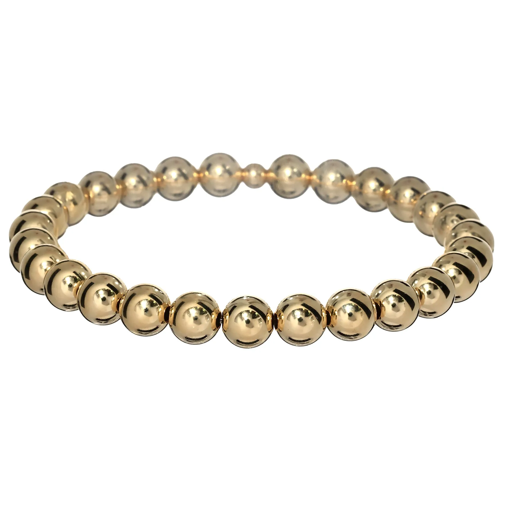 bara boheme | 14K Gold Filled "THE CLASSIC" Ball Beaded Bracelet