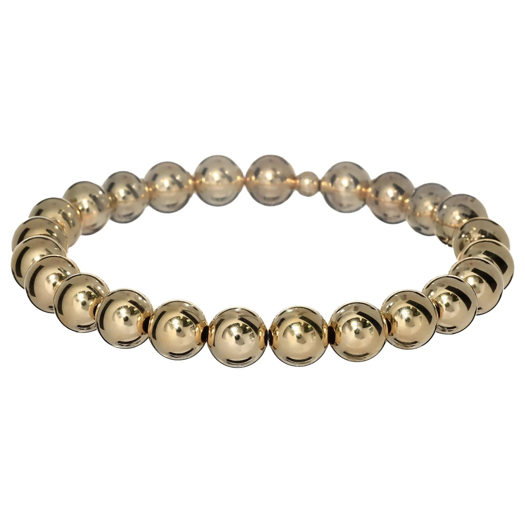 bara boheme | 14K Gold Filled "THE CLASSIC" Ball Beaded Bracelet