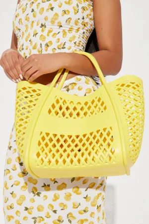 Beach Fun Tote Bag - Yellow