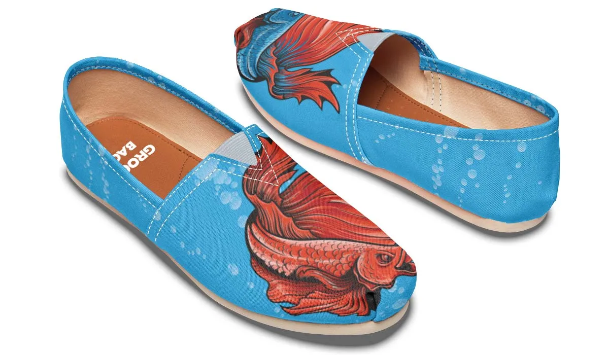 Beautiful Beta Fish Casual Shoes