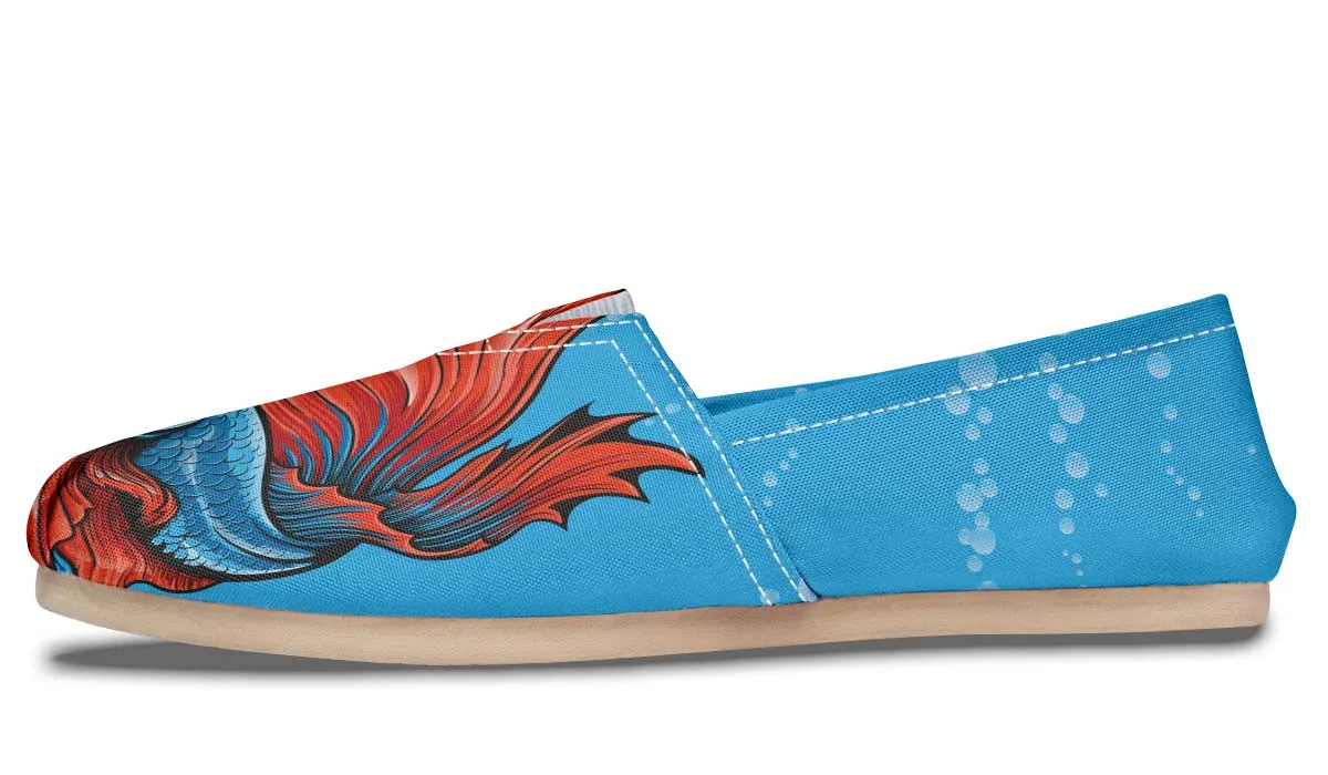 Beautiful Beta Fish Casual Shoes