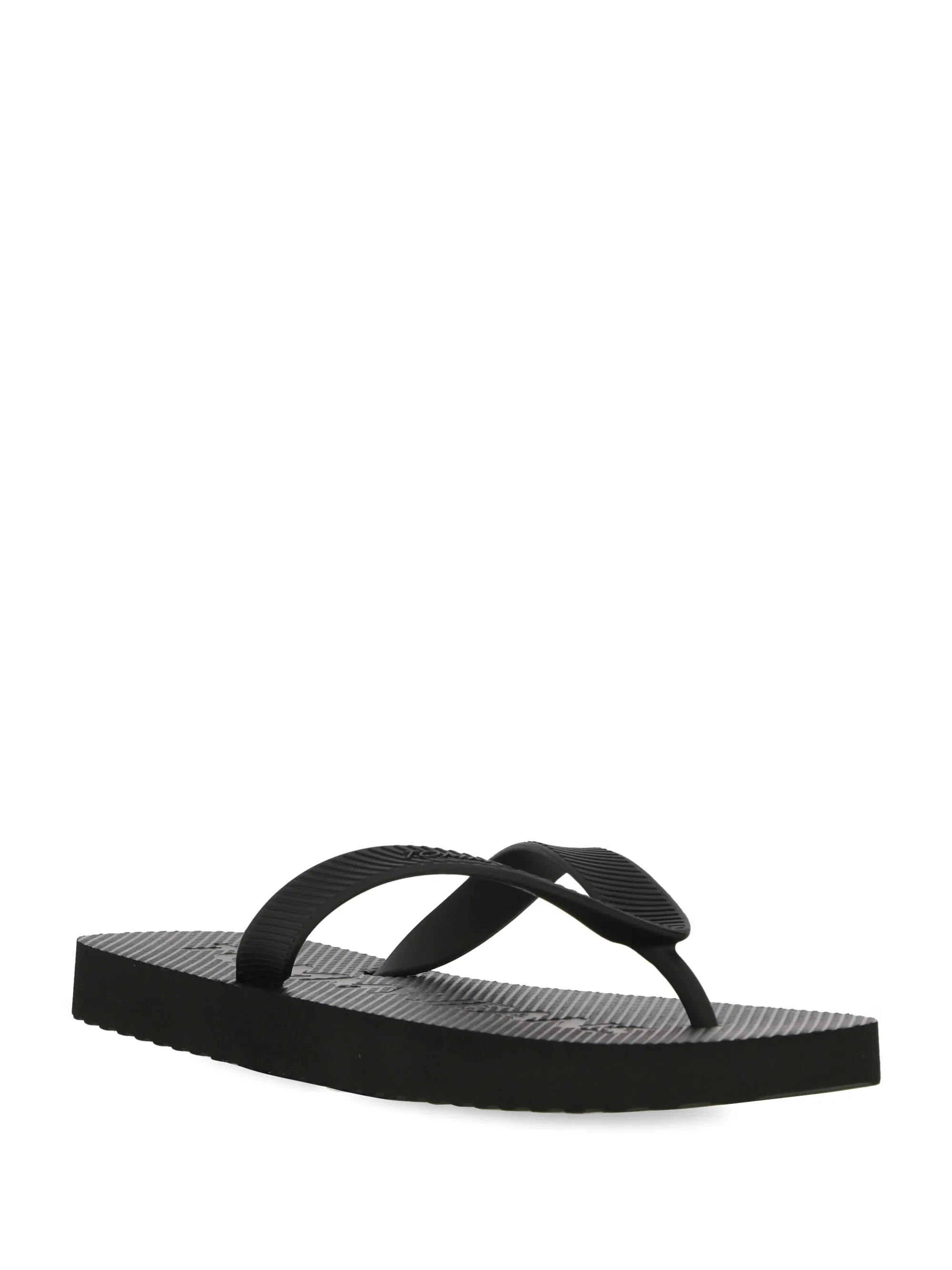 Black Flat Sandals