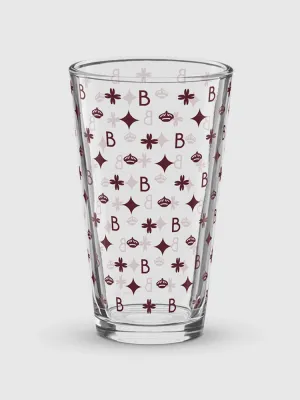 Bridgerton B Shaker Pint Glass