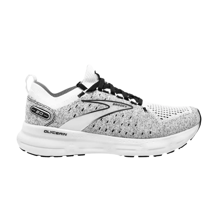 Brooks Glycerin StealthFit 20 'White Grey' Sneakers, White