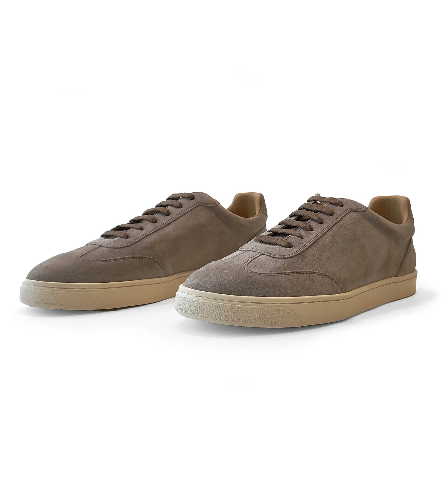 BRUNELLO CUCINELLI Suede Sneaker with Rubber Sole