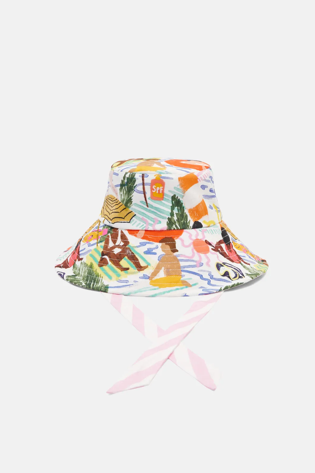 Busy Beach Sun Hat