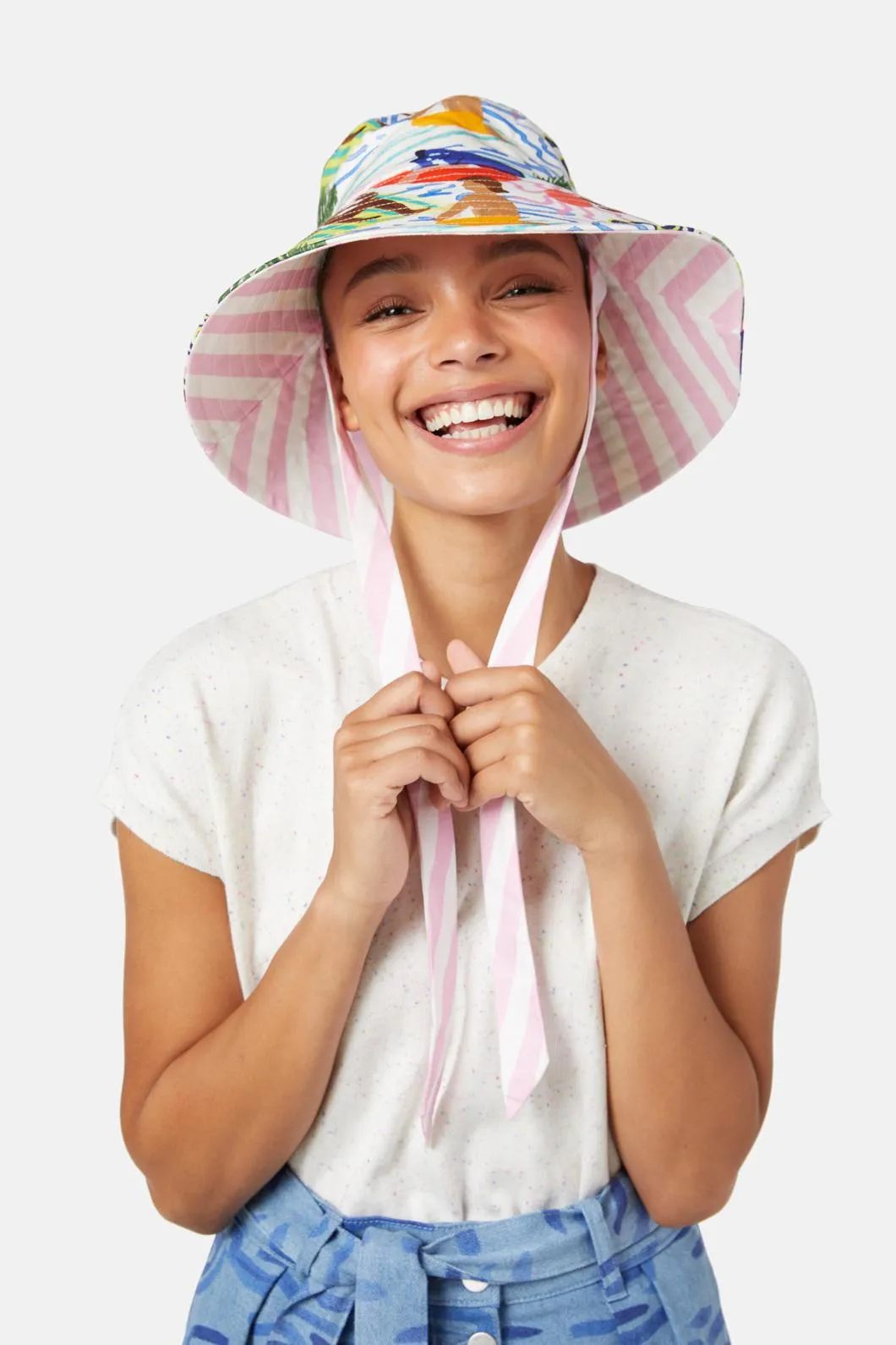 Busy Beach Sun Hat