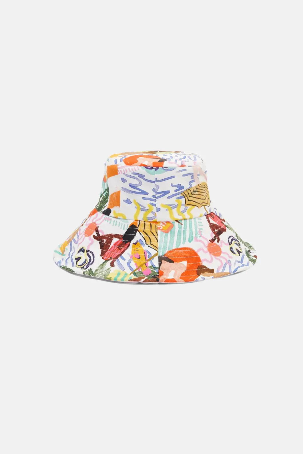 Busy Beach Sun Hat