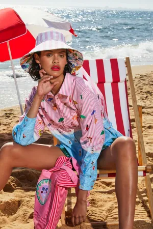 Busy Beach Sun Hat