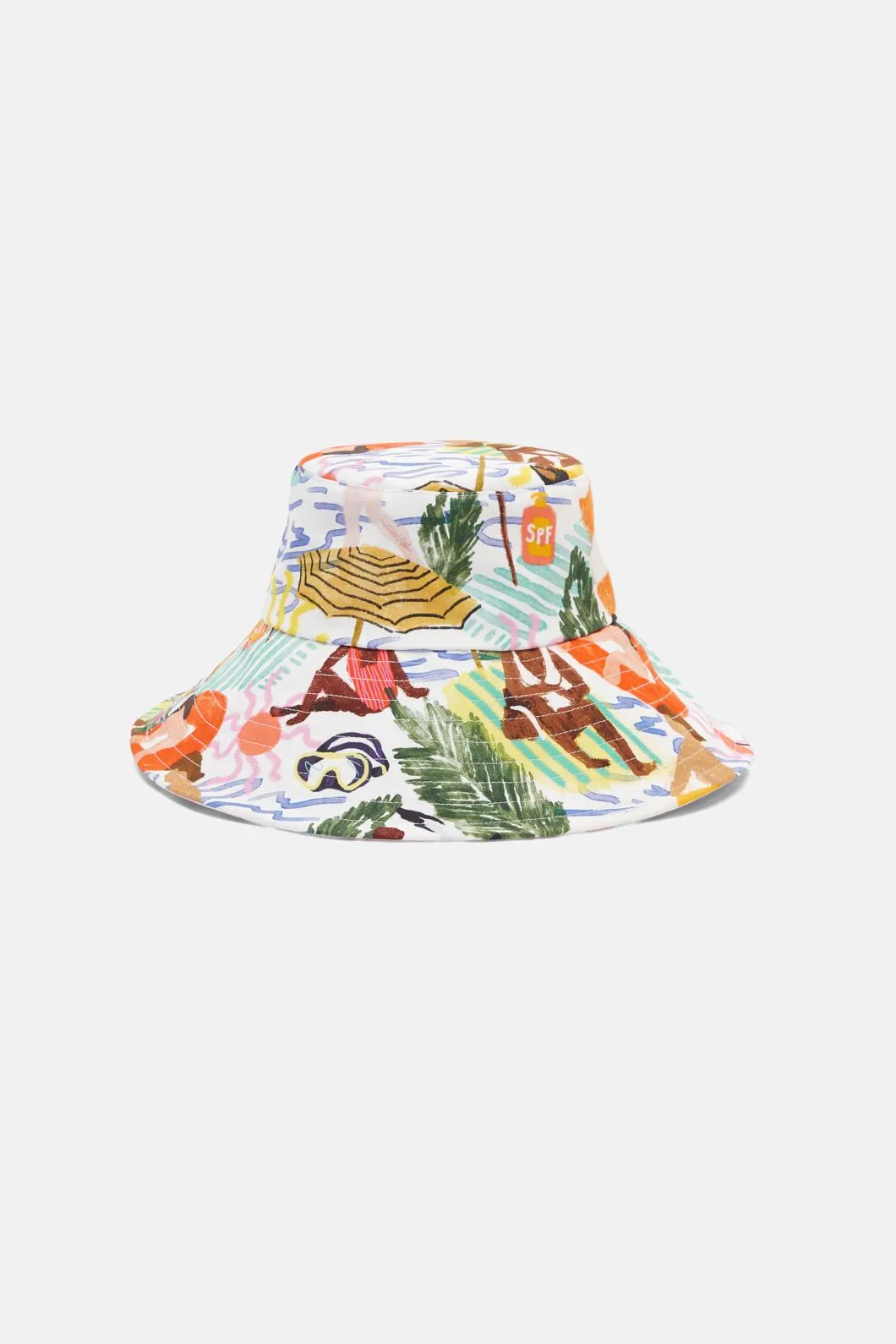 Busy Beach Sun Hat