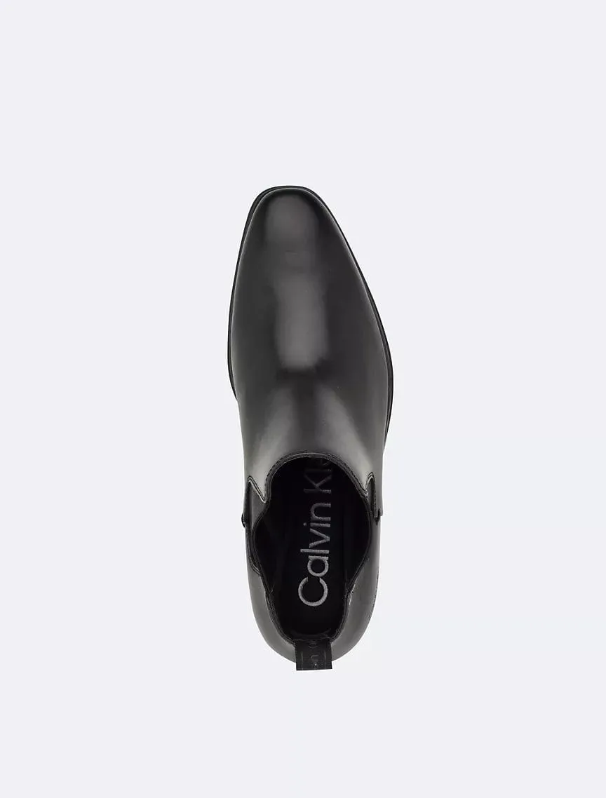 CALVIN KLEIN - Donto Slip-on Pointy Toe Boots