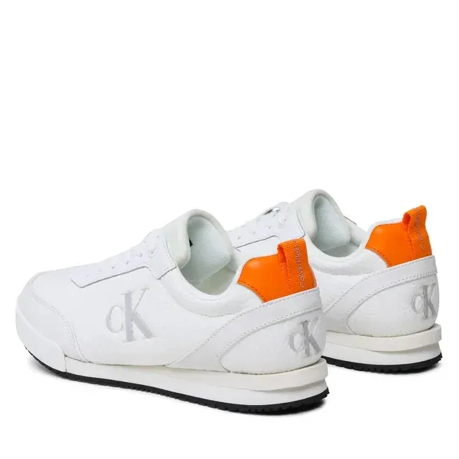 Calvin Klein Jeans Low Profile Oversized Mesh Trainer YM0YM00623-WHT