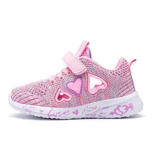 Casual Pink Light Mesh Sneakers - GlamzLife