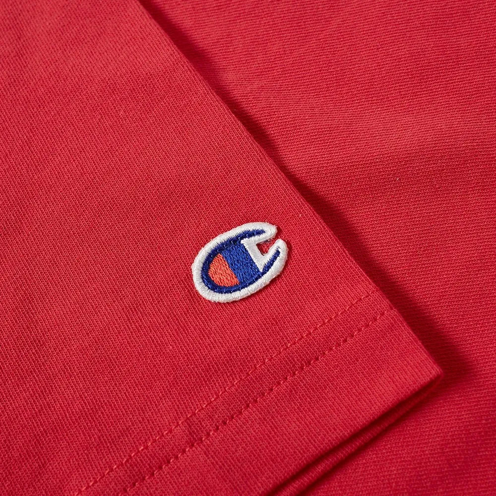 Champion Embroidered Big Script T-Shirt Red