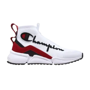 Champion Rally Future Mid 'White Scarlet' Sneakers, White