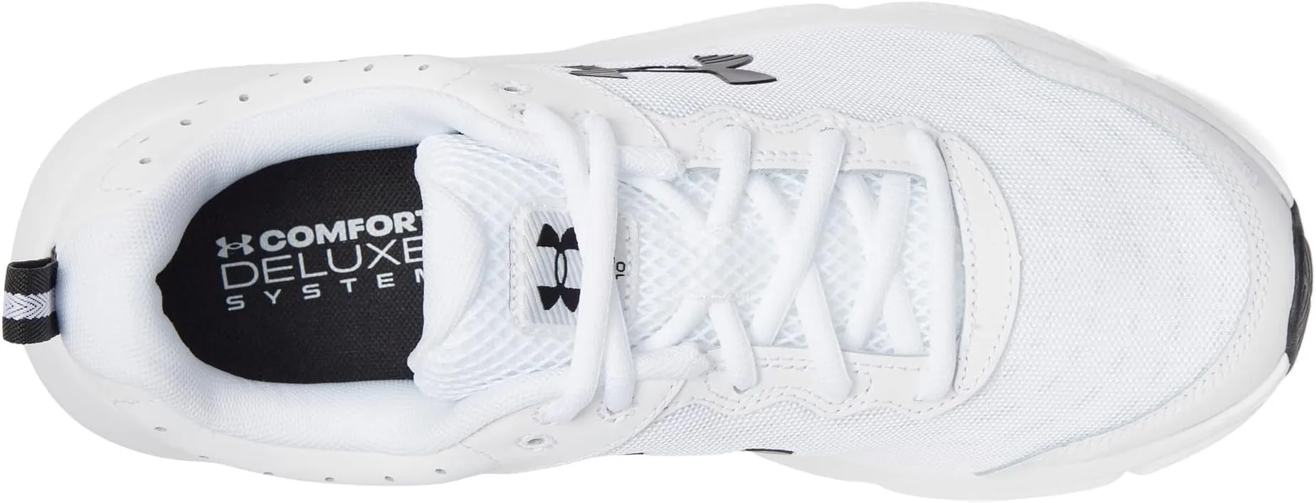 Charged Assert 10 Under Armor White/Black/Black