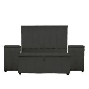 Classic B 4 Piece Bedroom Suite - Black