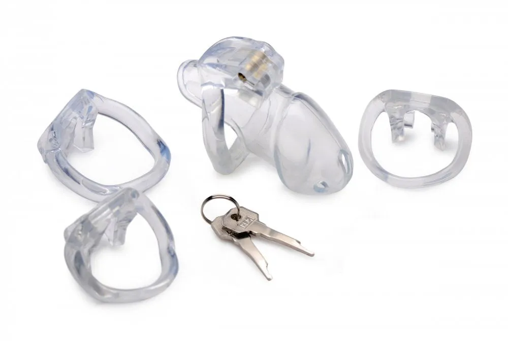 Clear Captor Chastity Cage