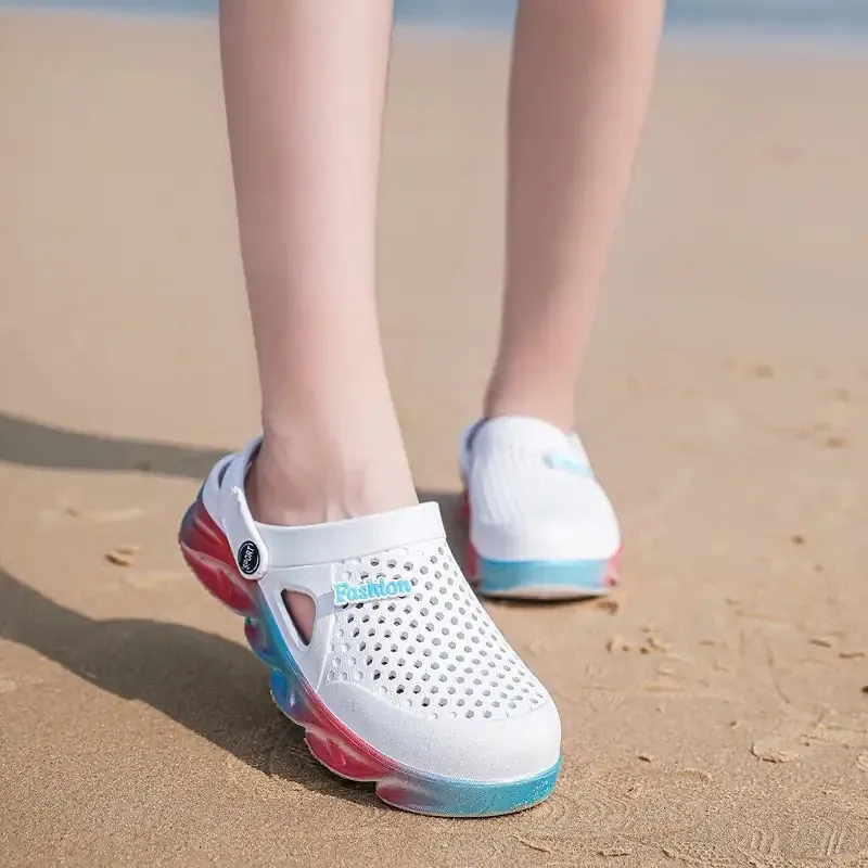 Colourful Beach Crocs Shoes