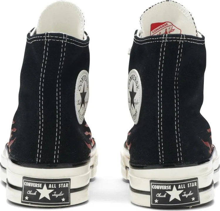 Converse Chuck 70 Hi Flames sneakers, black