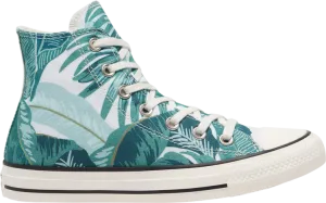 Converse Chuck Taylor All Star High Jungle Scene Sneakers - Green Floral Print