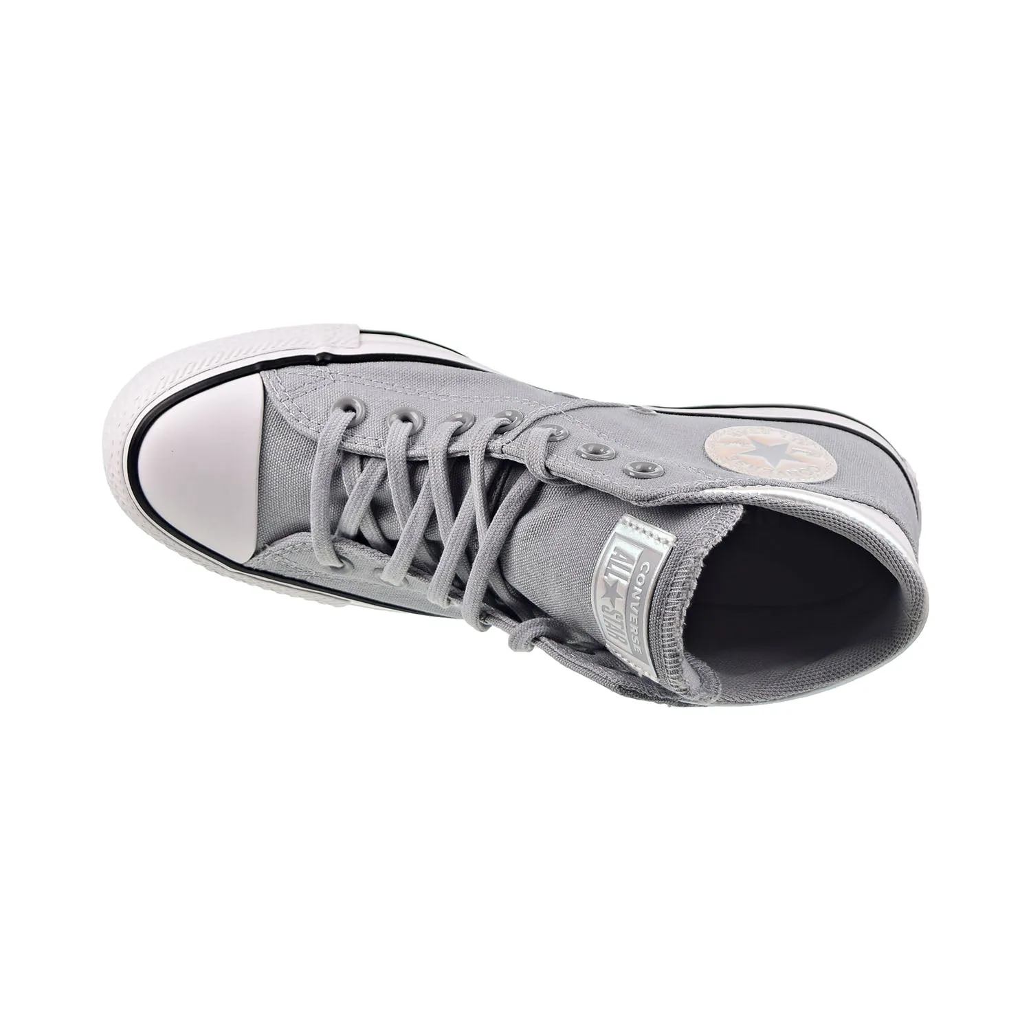 Converse Chuck Taylor All Star Madison Mid Women's Shoes Wolf Grey-White