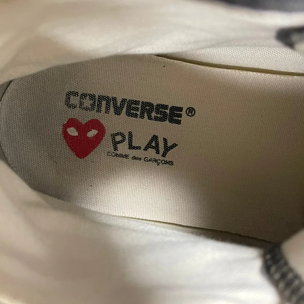 CONVERSE × PLAY COMME des GARCONS コンバース プレイコムデギャルソン All Star オールスターハイカットスニーカー 1CK710