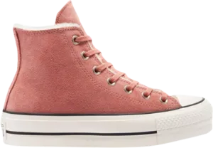 Converse Wmns Chuck Taylor All Star Lift High Brick Rose Sneakers, Pink