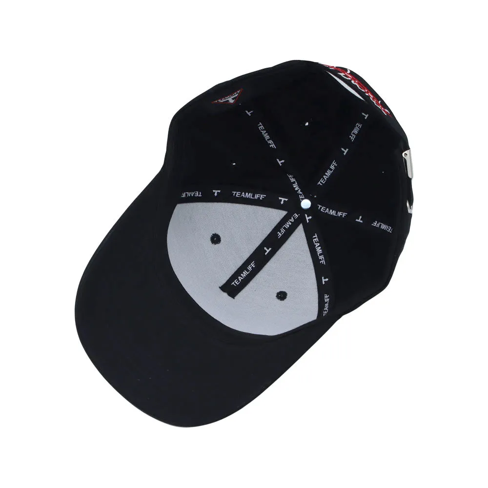 Cotton Adjustable Rubber Lettering Patch Baseball Cap Plain Dad Hat TR11496