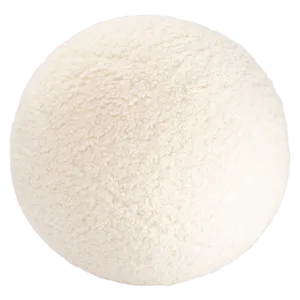 Cream White Ball Cushion