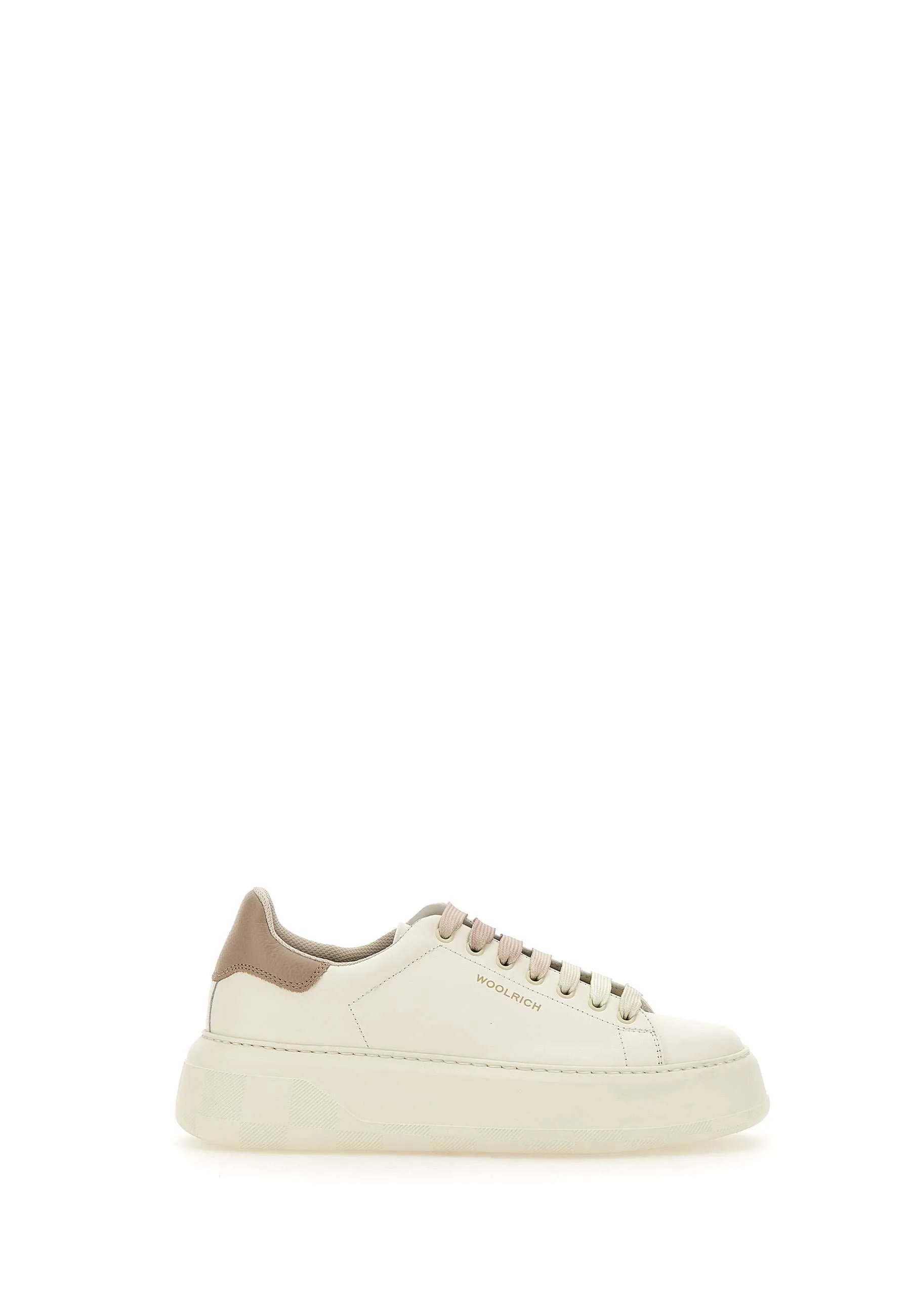 Cream White Leather Sneakers