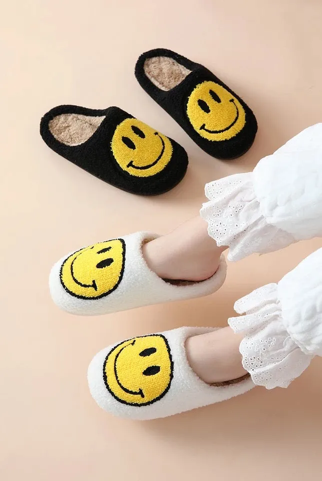 Cute Plush Half-wrapped Heel Non-slip Warm House Slippers