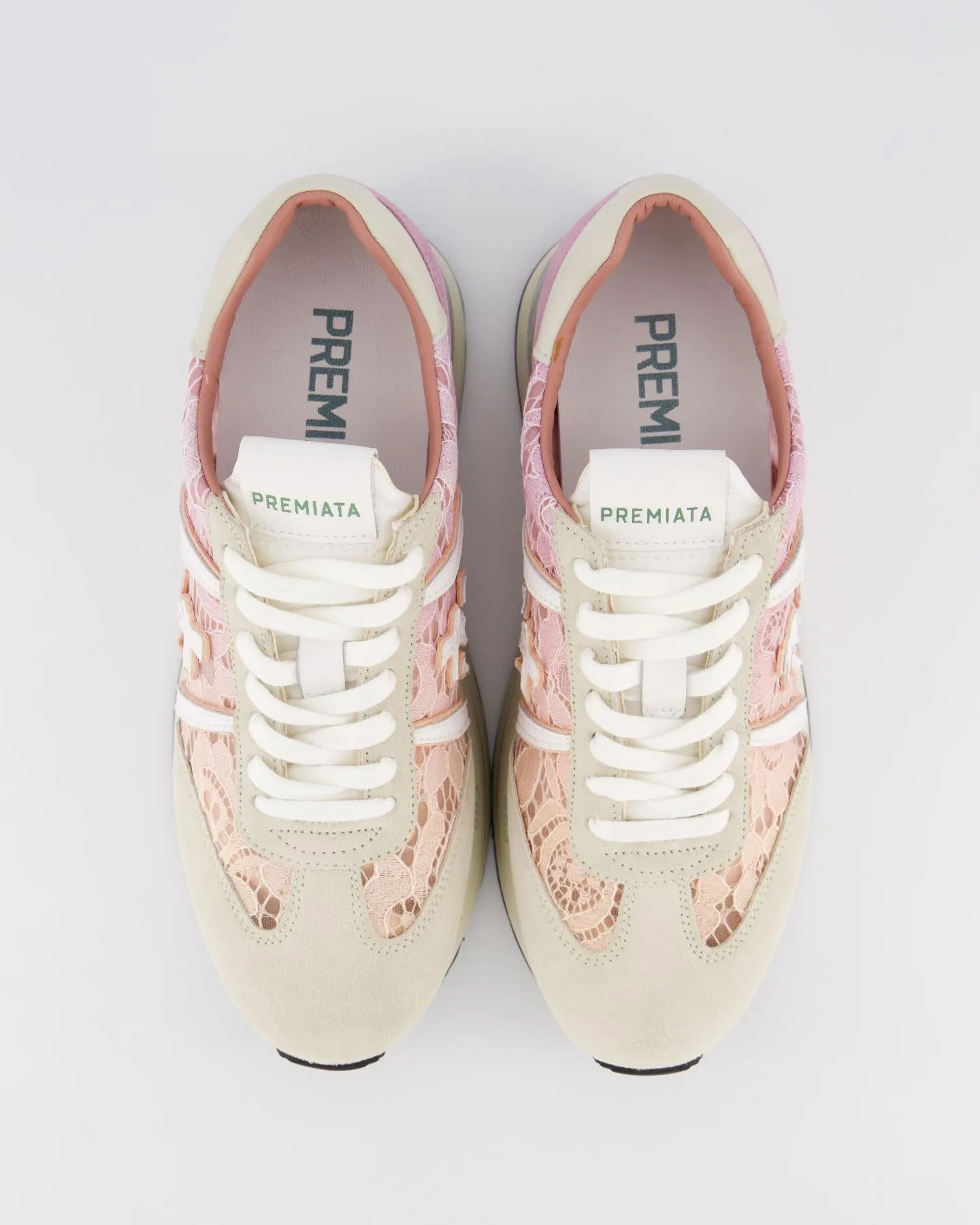 Dames Beth Sneaker Beige/Roze