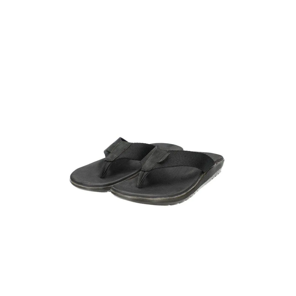 Dr. Martens Mana Toe Post Casual Sandals Rubber Black Colour For Men