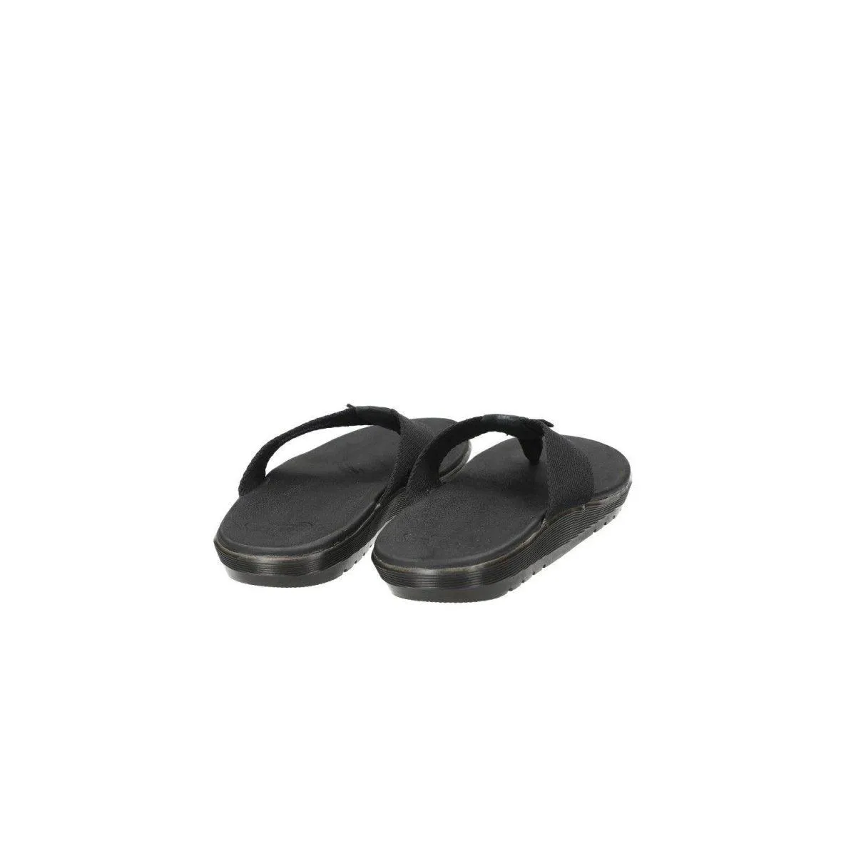 Dr. Martens Mana Toe Post Casual Sandals Rubber Black Colour For Men