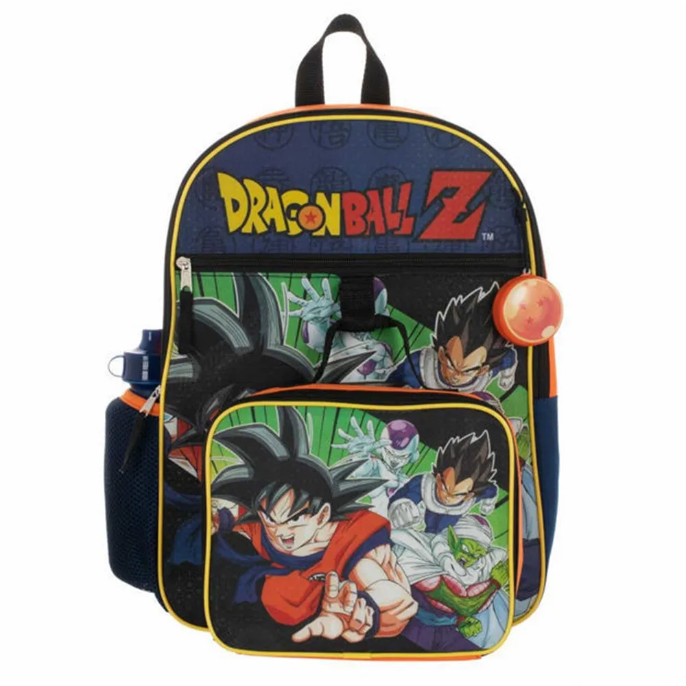 DRAGON BALL Z 5 PC SET BACKPACK