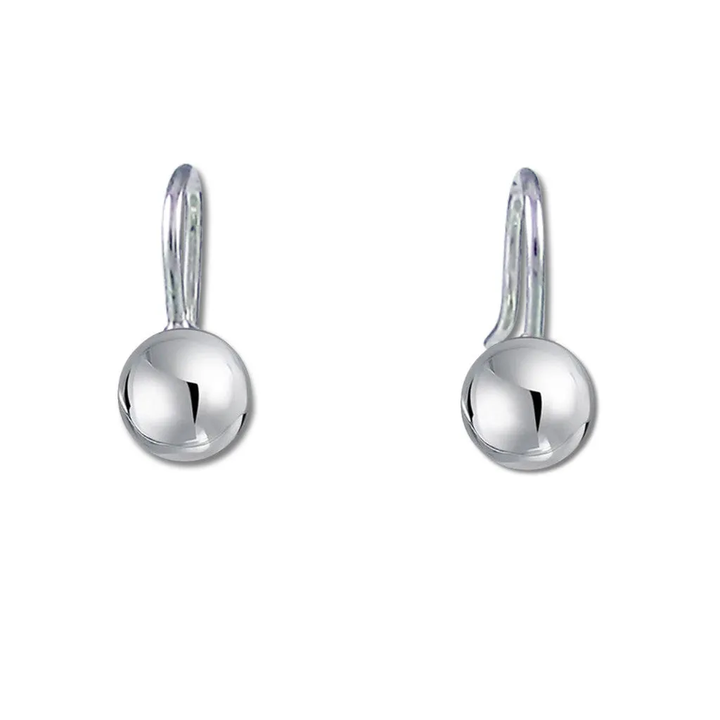 Drop Ball Earrings - 7mm