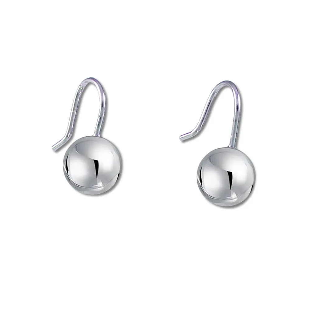 Drop Ball Earrings - 9mm