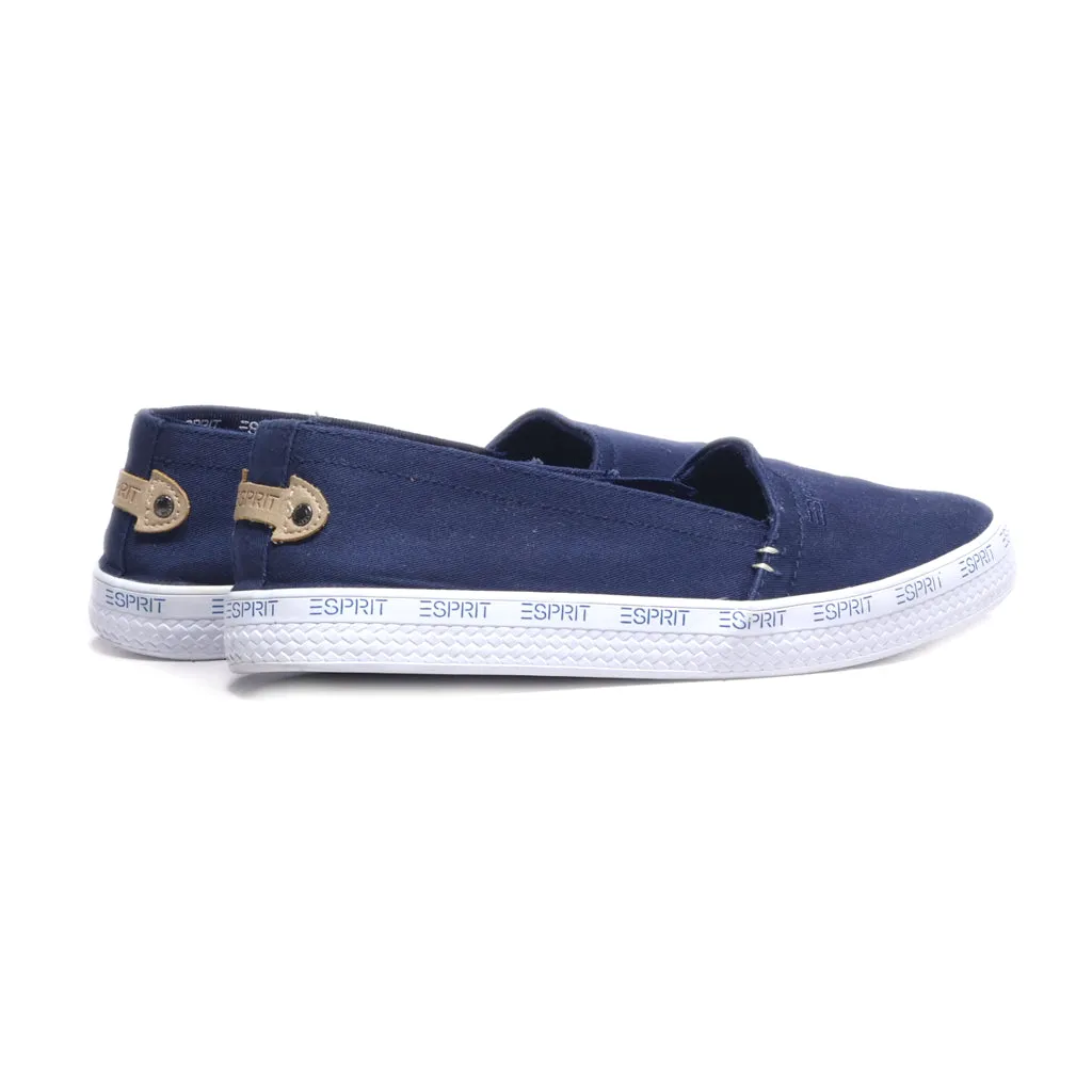 Esprit Low-Top Sneakers Fabric Blue Colour For Women