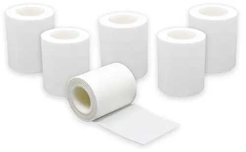 Ever Ready First Aid Adhesive Silk Cloth Tape Roll - Latex Free - 2" x 10 yds - 6 Count