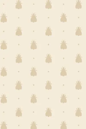 Farrow & Ball Wallpaper Bumble Bee BP 509 Beige / Cream