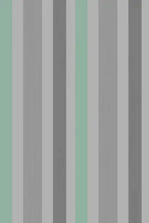 Farrow & Ball Wallpaper Chromatic Stripe BP4202 Green/ Taupe/ Black/ Grey