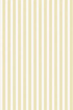 Farrow & Ball Wallpaper Closet Stripe ST 356 Pale Yellow / White