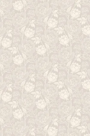 Farrow & Ball Wallpaper Peony BP2301 White/Light Taupe