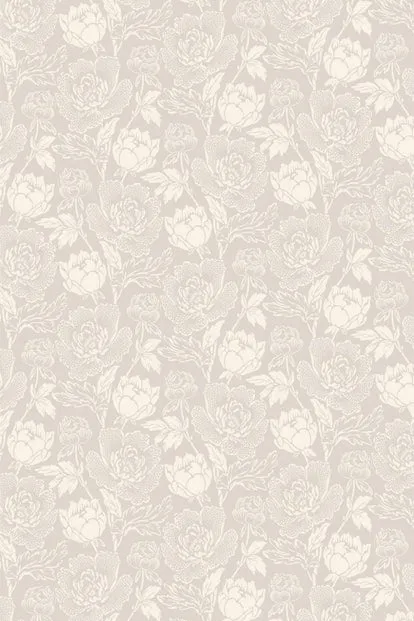 Farrow & Ball Wallpaper Peony BP2301 White/Light Taupe