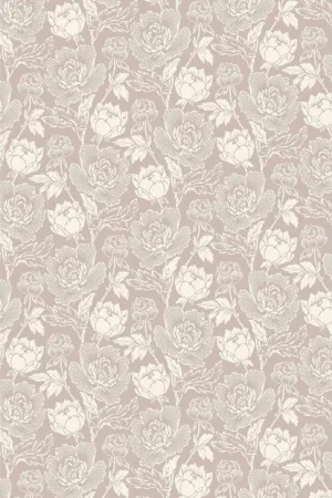 Farrow & Ball Wallpaper Peony BP2302 White/Taupe